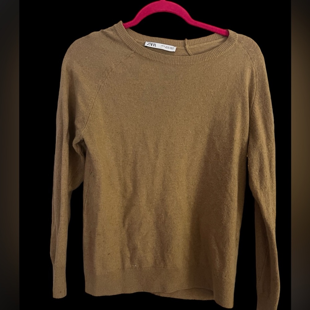 Zara brown light sweater